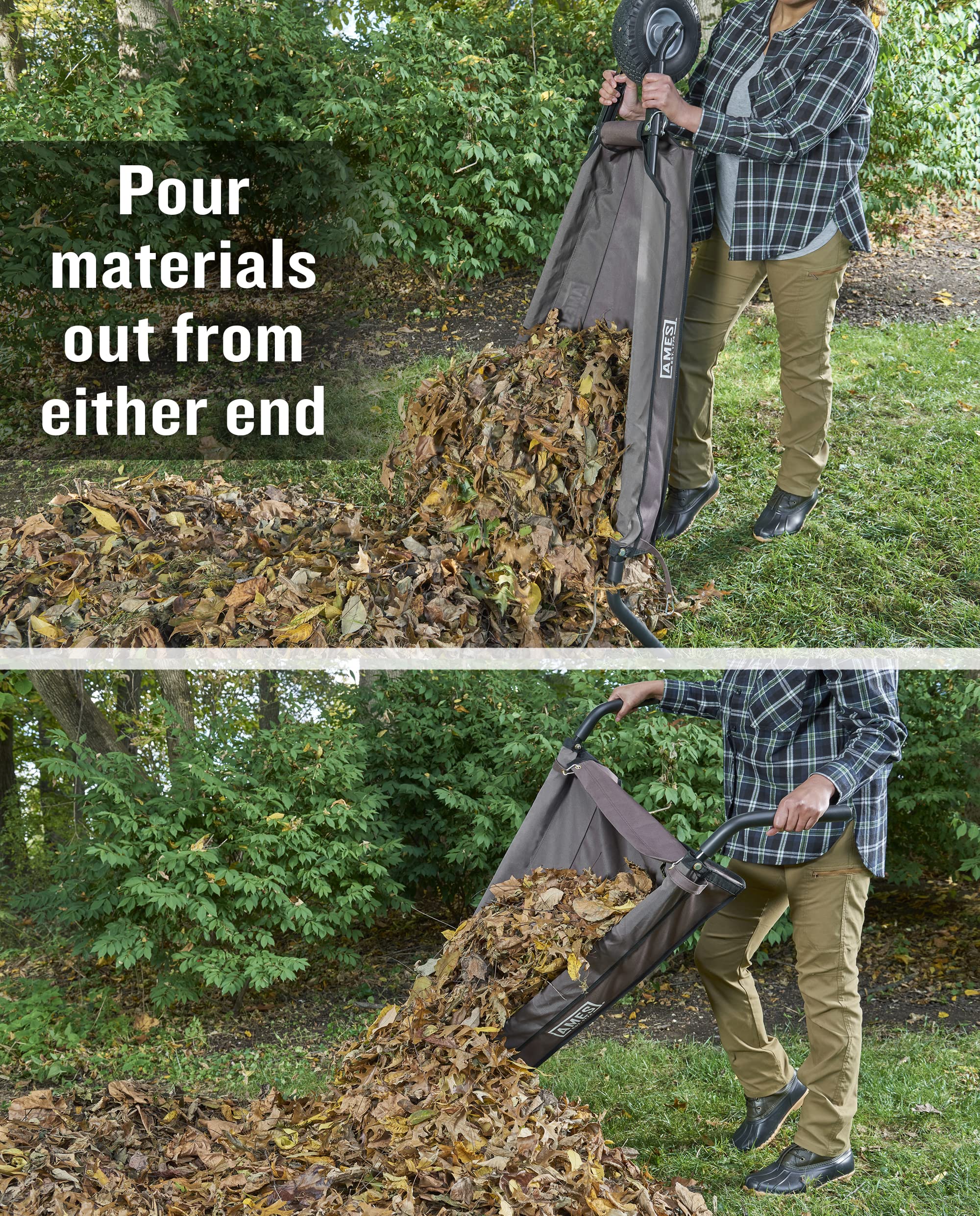 AMES single never-flat tire detail showing smooth rolling over rough terrain