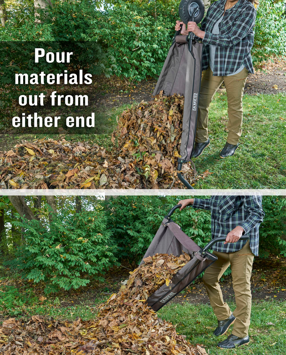 AMES single never-flat tire detail showing smooth rolling over rough terrain