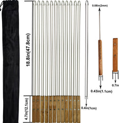 Amestar wooden handle with metal heat collar for safe comfortable turning