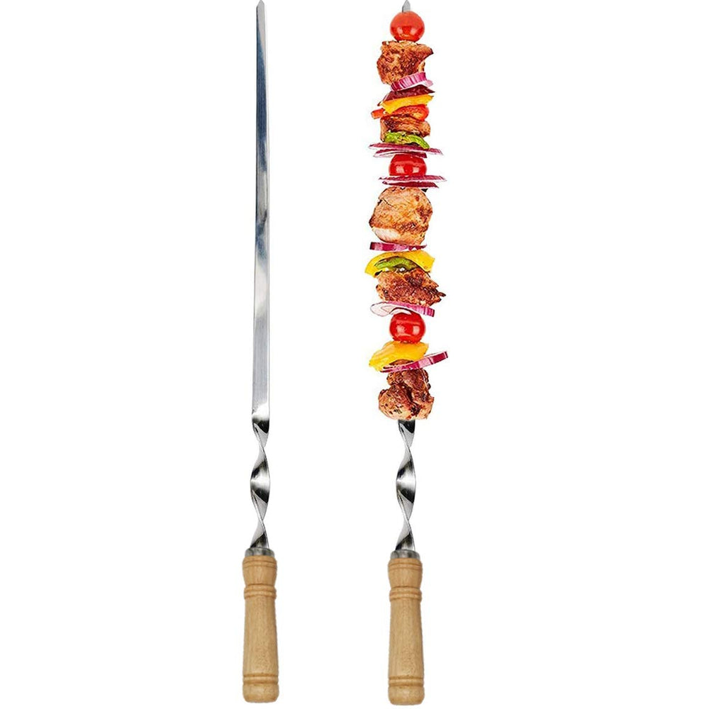 Amestar wooden handle detail offering nonslip grip and better turning control