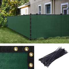 Amgo front view of 4x50 fence screen showing full roll and length benefit