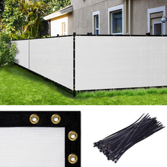 Amgo front view showing full-length privacy coverage and bright yard benefit