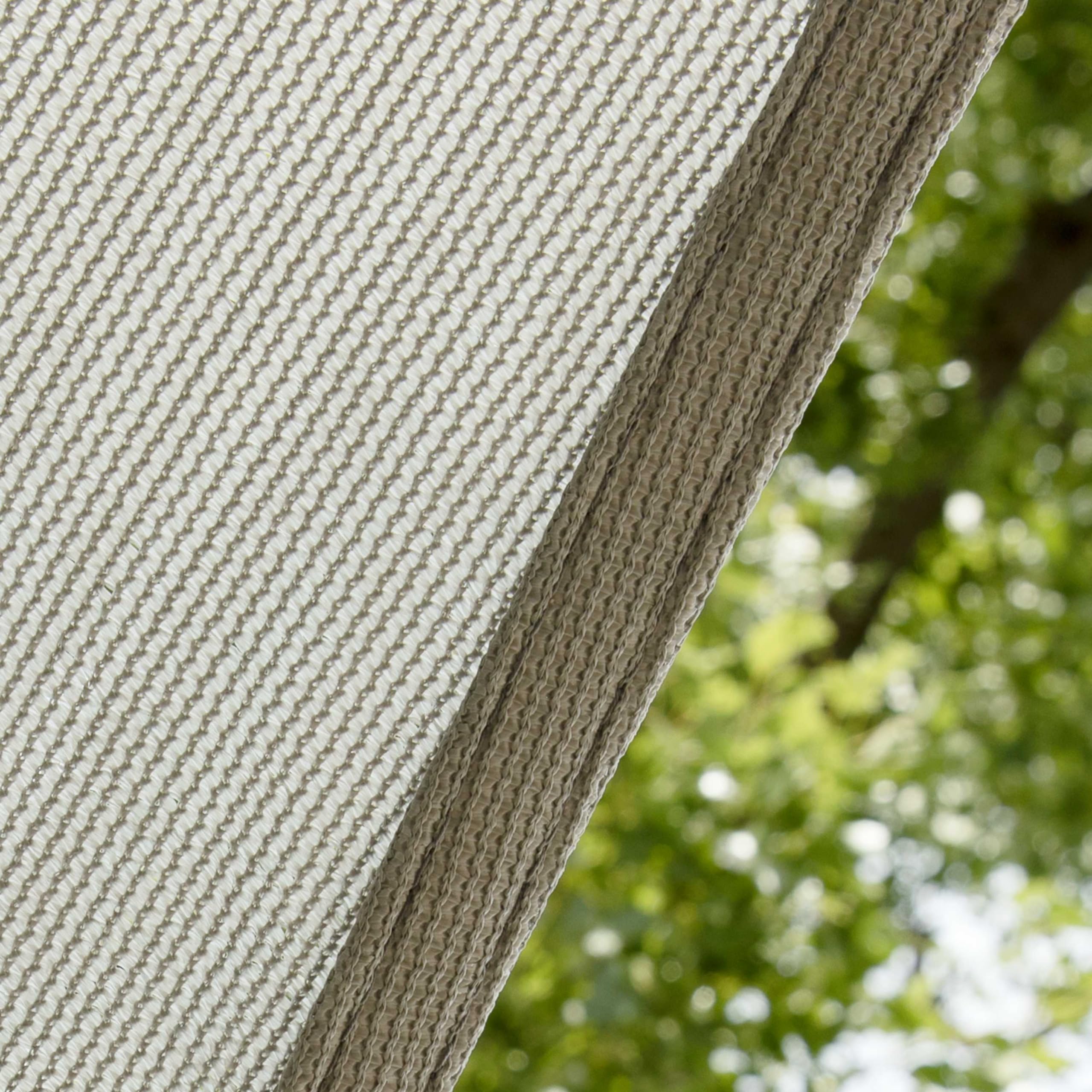Amgo folded sail in storage showing compactness and easy transport