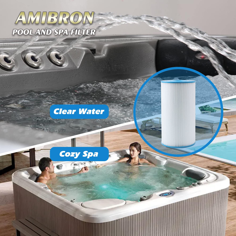 AmiBron filter label and specifications view enabling confident compatibility benefit