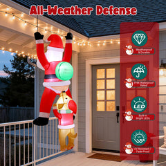 AMKAIO side profile installed on roofline, secure holiday display