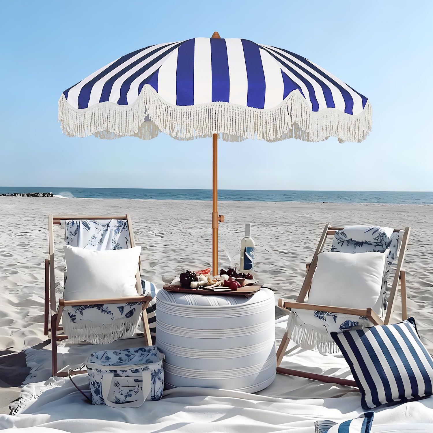 AMMSUN umbrella packed in carry bag for lightweight portability