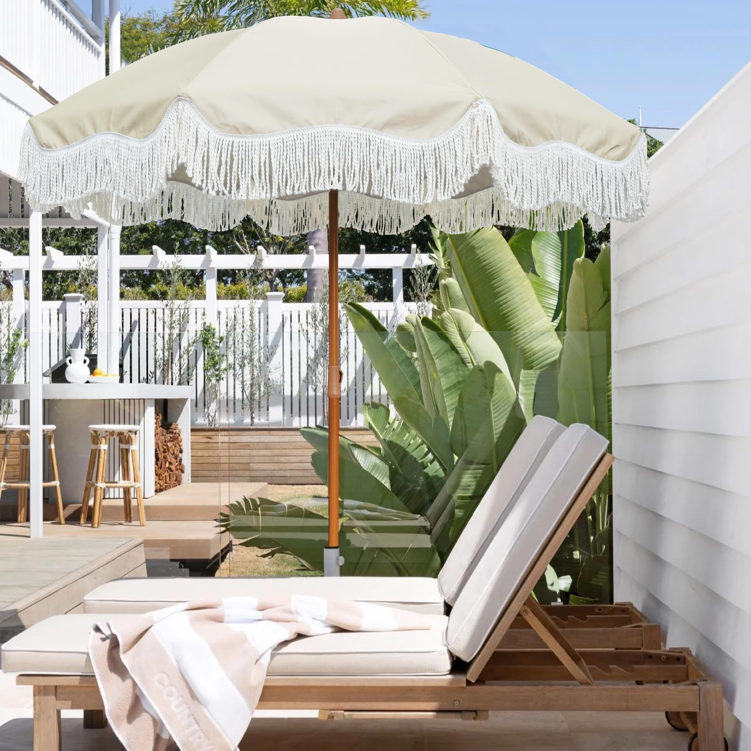 AMMSUN canopy closeup with UPF50+ fabric protecting skin and surfaces