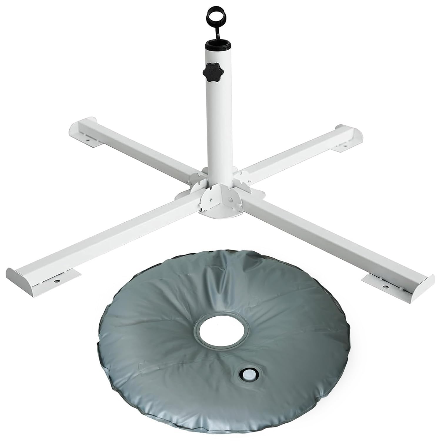 AMMSUN folded umbrella stand compact for travel and easy carrying