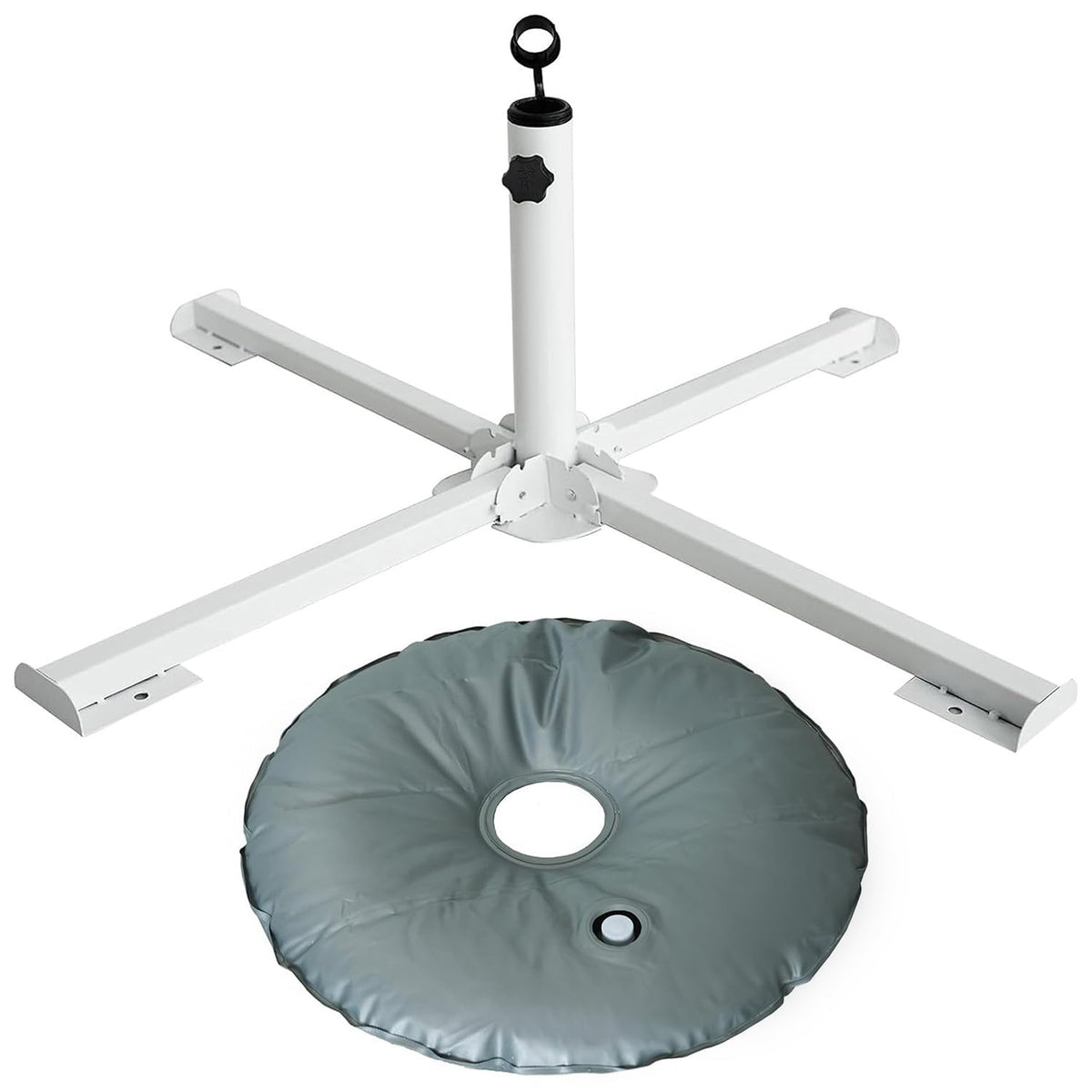 AMMSUN folded umbrella stand compact for travel and easy carrying