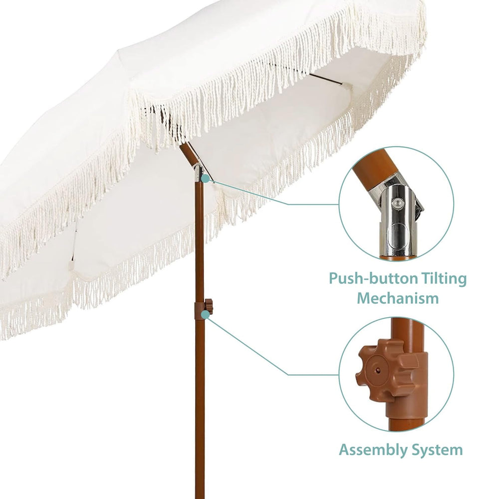 AMMSUN close-up tassel detail highlighting decorative fringe benefit