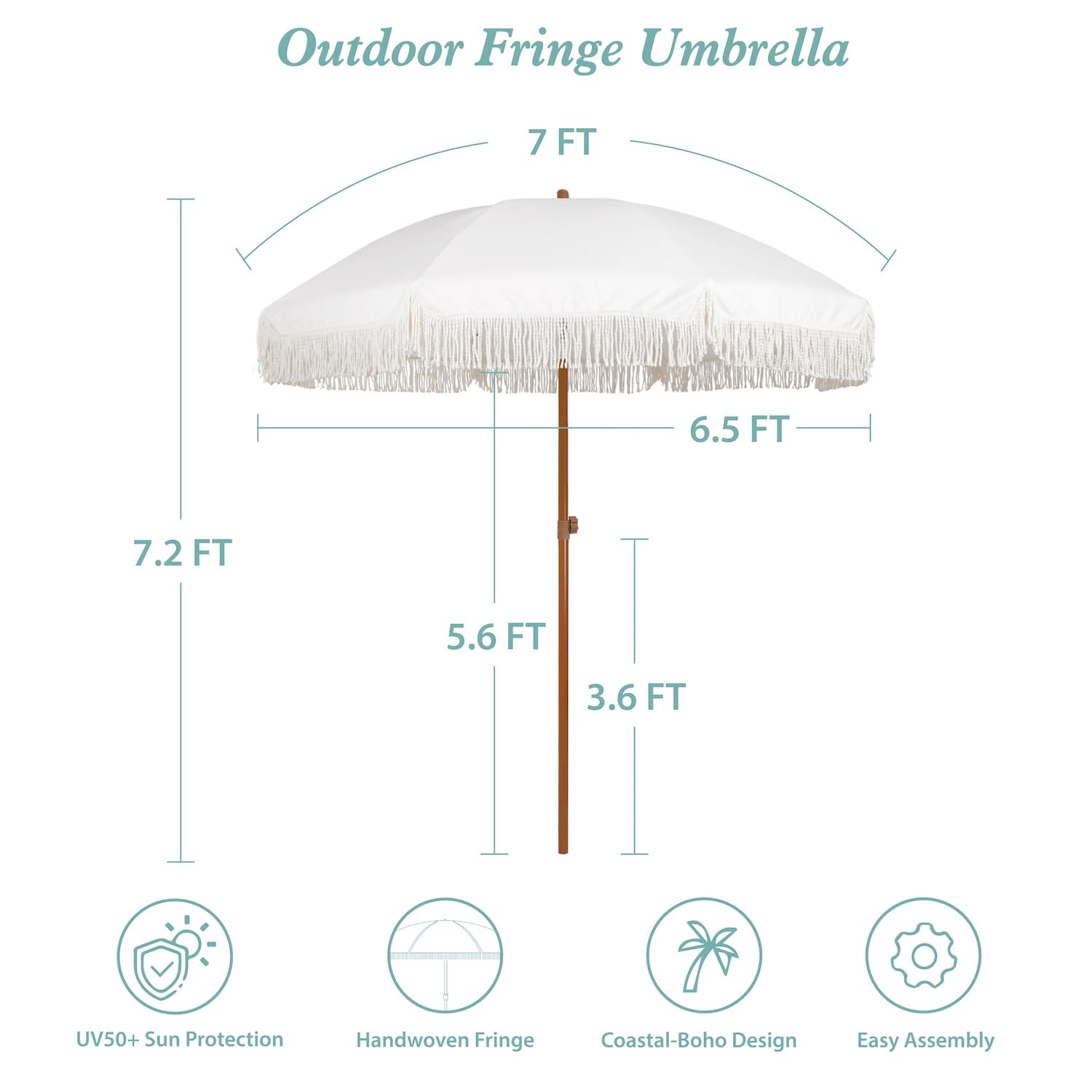 AMMSUN folded umbrella in storage bag showing convenient transport benefit