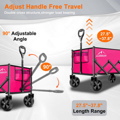AMNOW handle lock detail illustrating adjustable drawbar and benefit of secure control