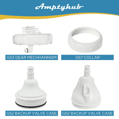 Amptyhub soft leader hose detail highlighting flexibility and durability