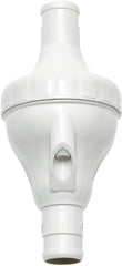 Amptyhub valve front view showing robust housing and easy fit for reliable replacement
