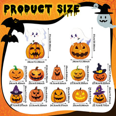 Amyhill close-up of pumpkin print showing durable weather-resistant finish