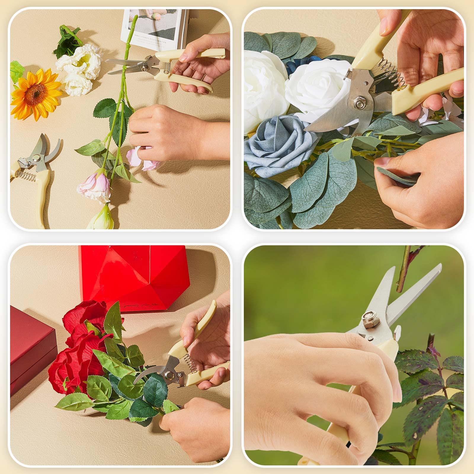 Amylove bypass pruner detail highlighting curved blade for healthy pruning