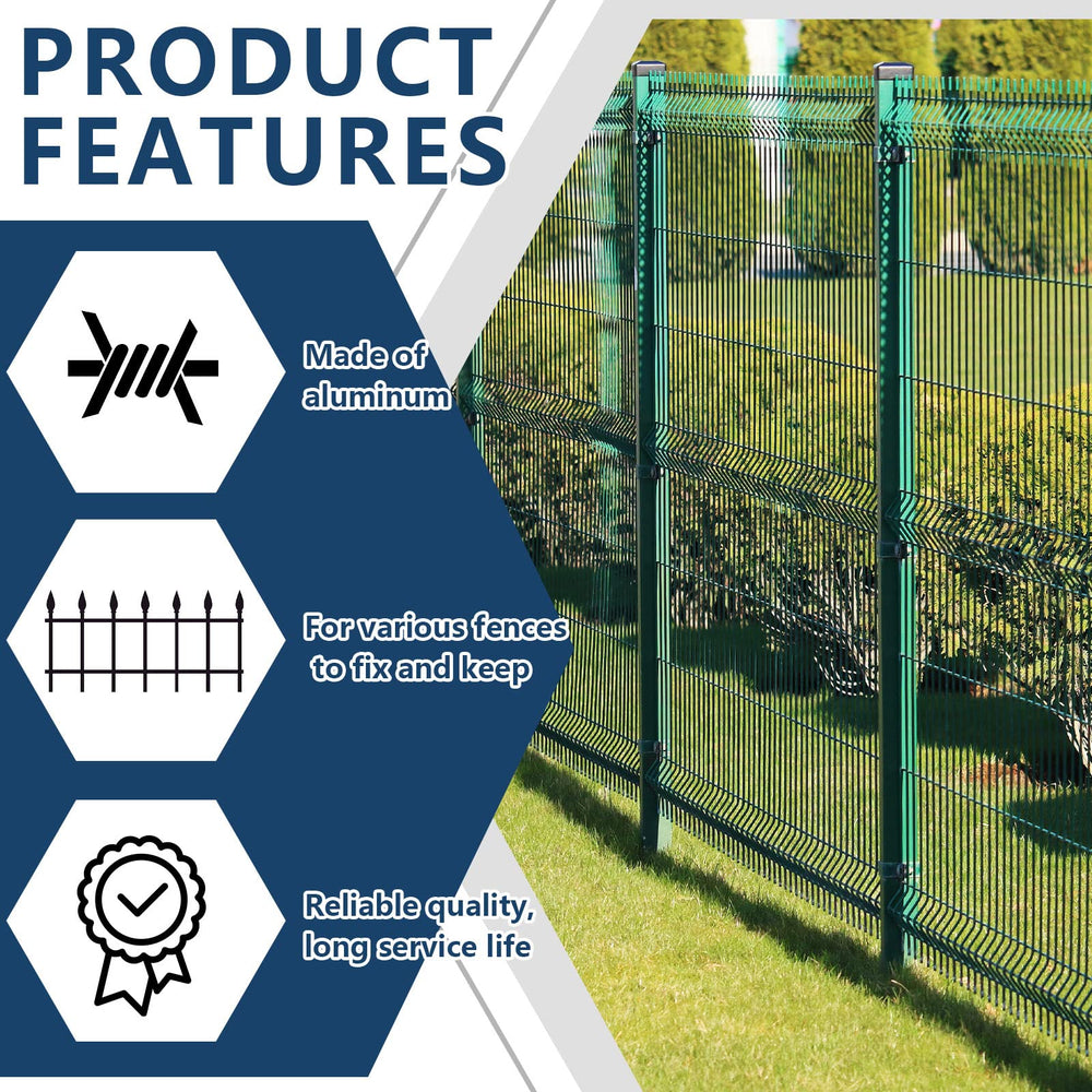 Amylove clip installed on a T-post securing wire, demonstrates fast reliable hold