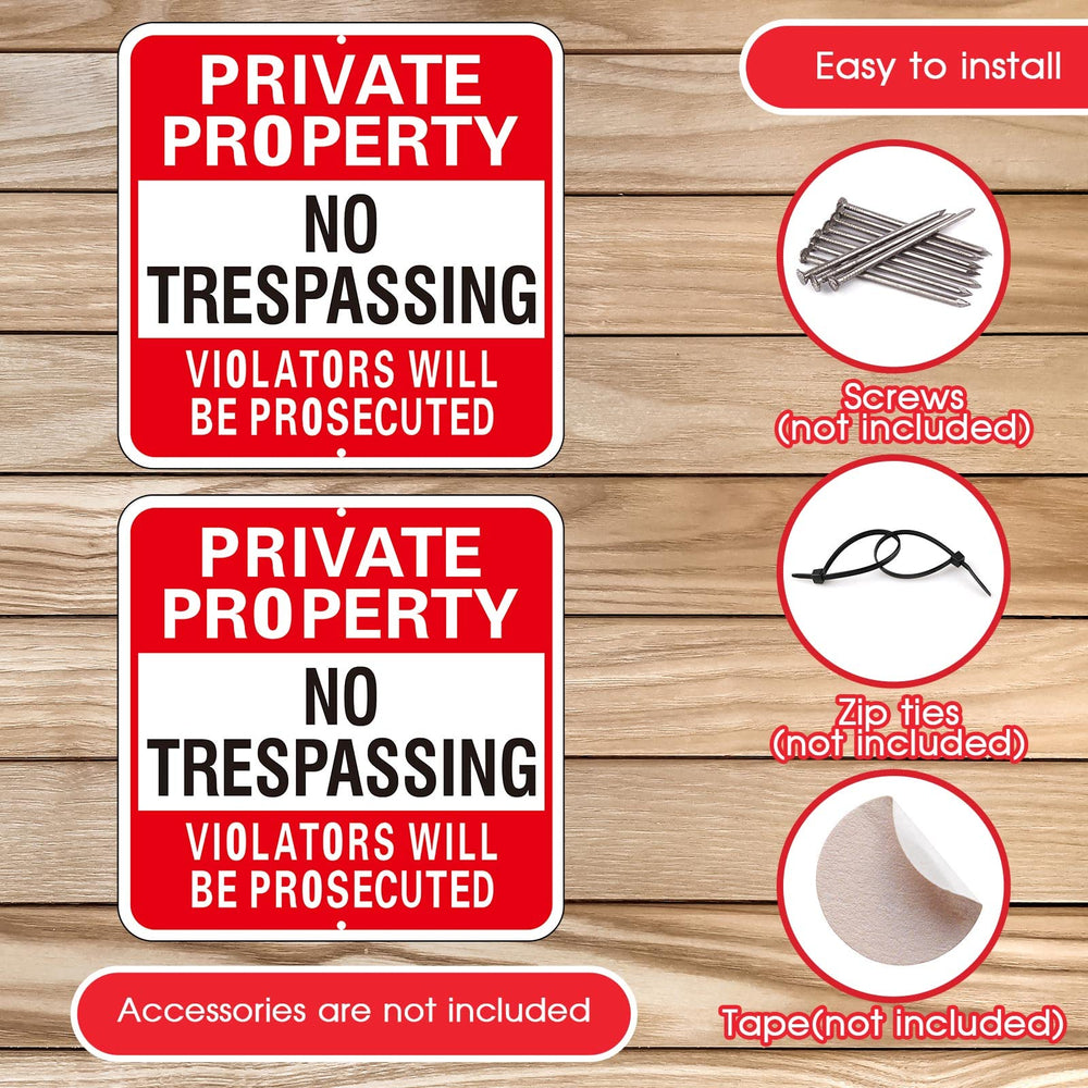 Amylove sign mounted on wooden fence offering clear property protection