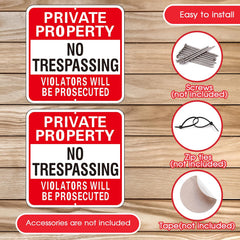 Amylove sign mounted on wooden fence offering clear property protection