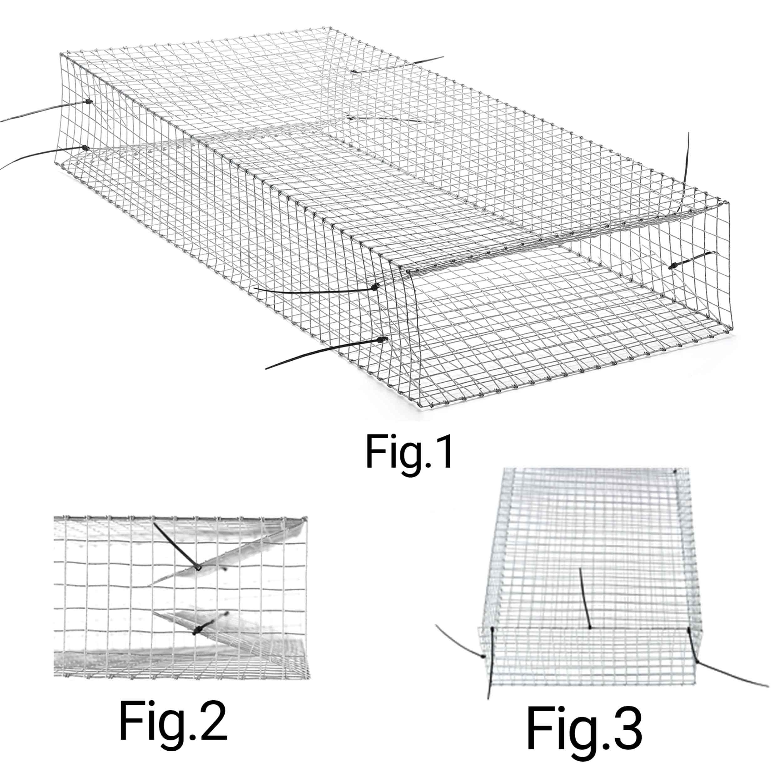 AMZTraps collapsed flat for storage showing easy transport benefit