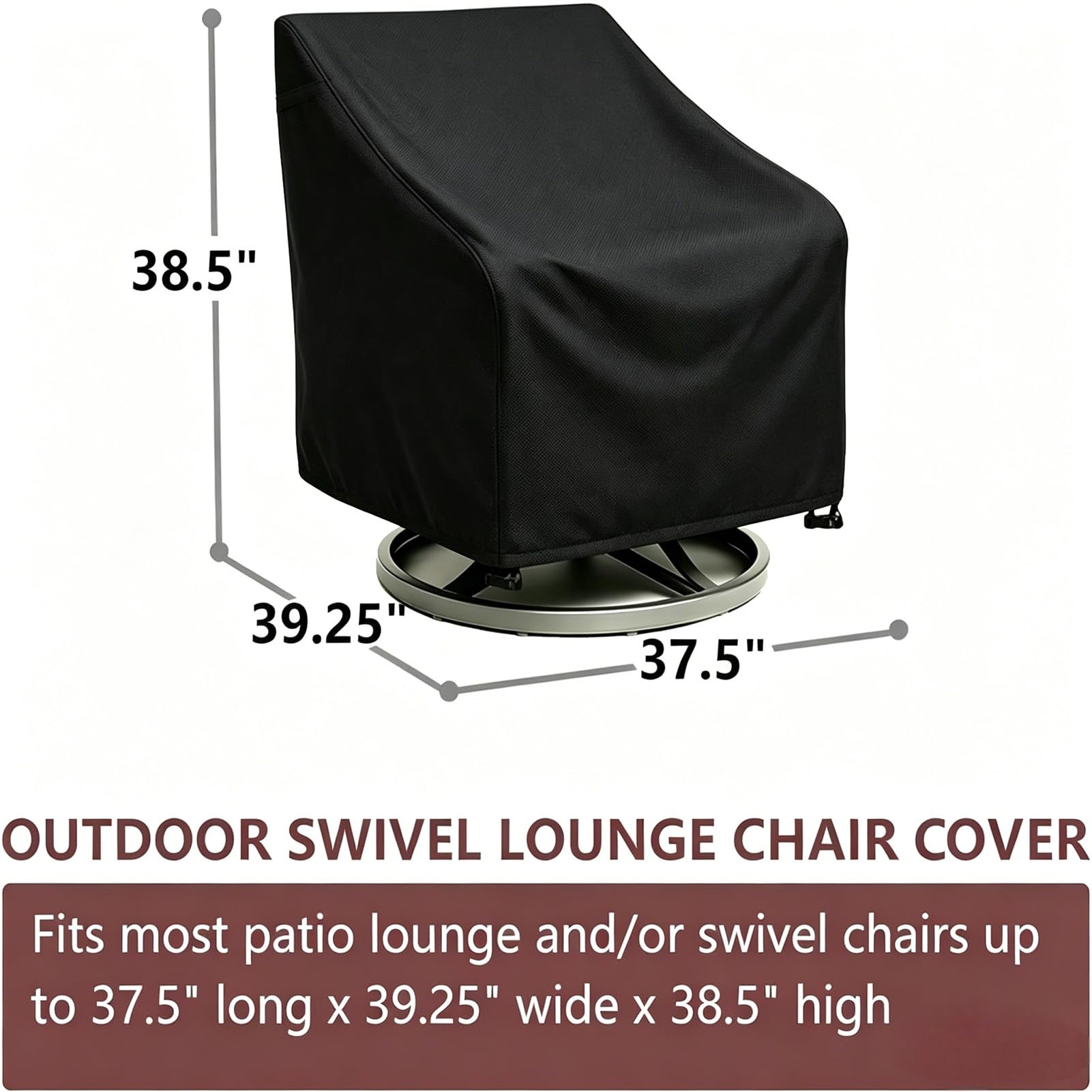 ANANMEI close-up of vinyl-coated fabric texture showing waterproof durability