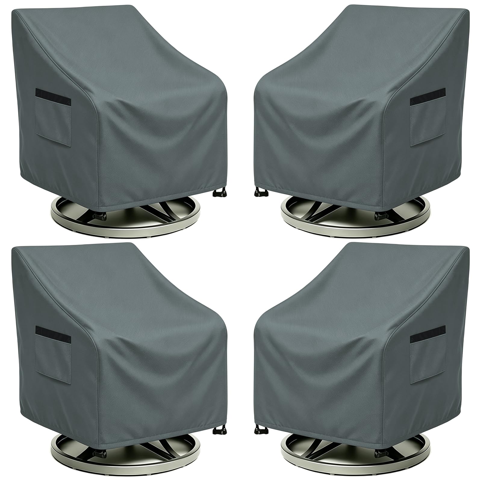 ANANMEI front view of gray cover showing fit and protection benefits