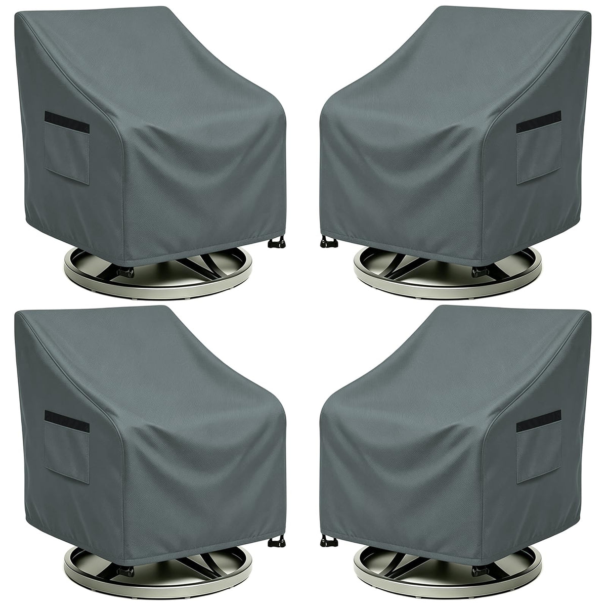 ANANMEI front view of gray cover showing fit and protection benefits