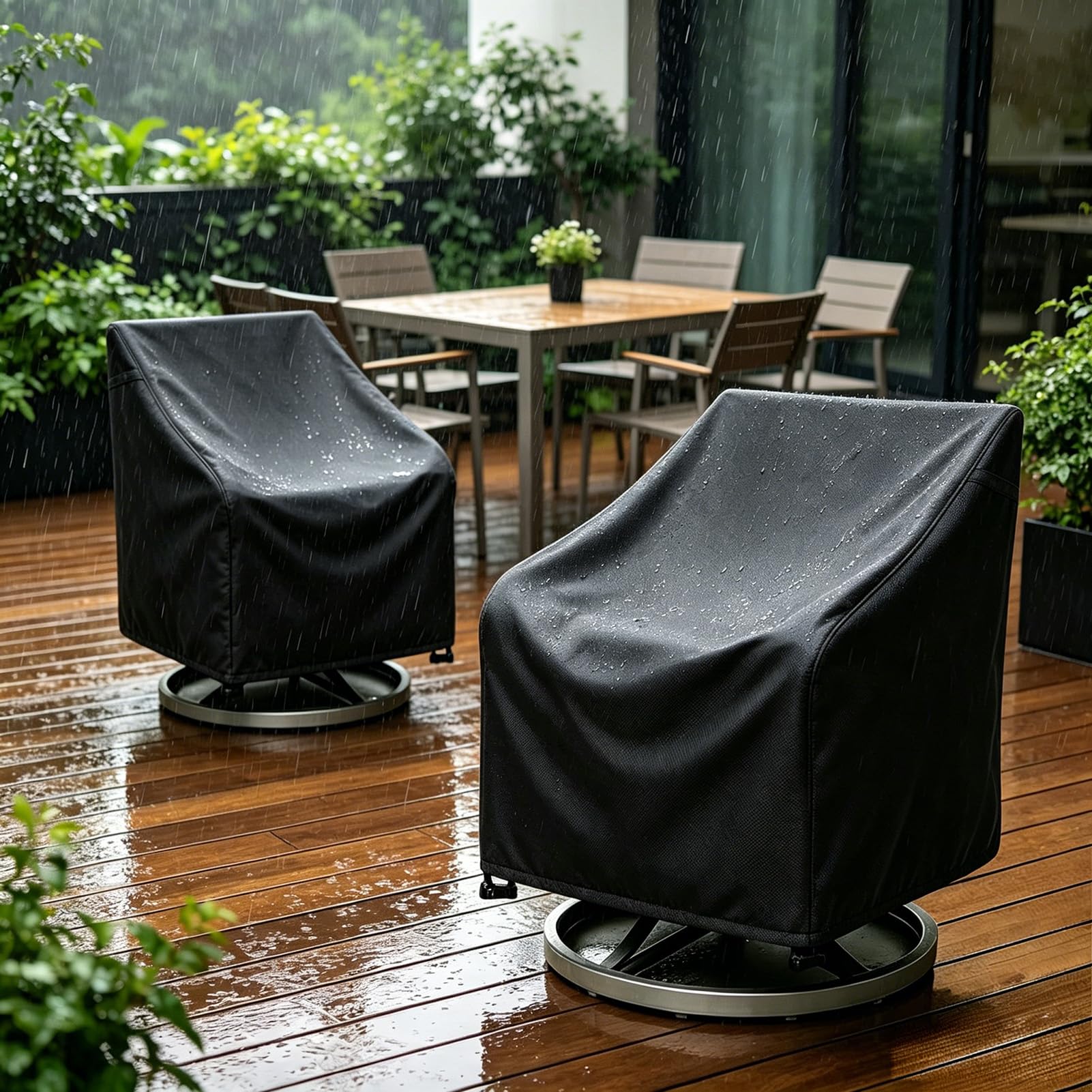 ANANMEI cover shedding rain to protect chair and keep cushions dry