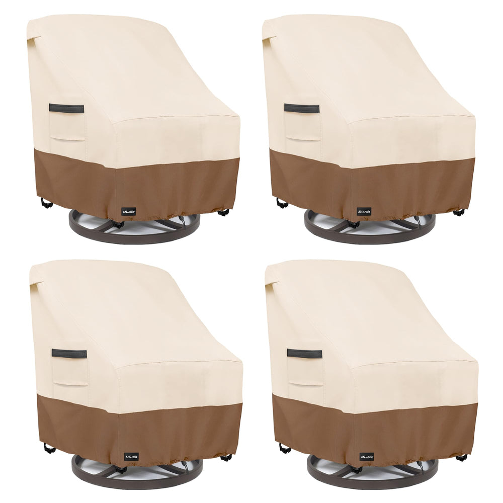 ANartcle front view of four packaged covers showing protective set