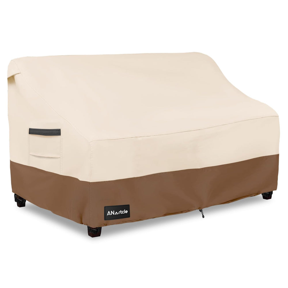 ANartcle front view patio sofa cover protecting outdoors