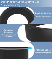 AnBaiMei side profile highlighting 8.5-inch height for deeper burns benefit