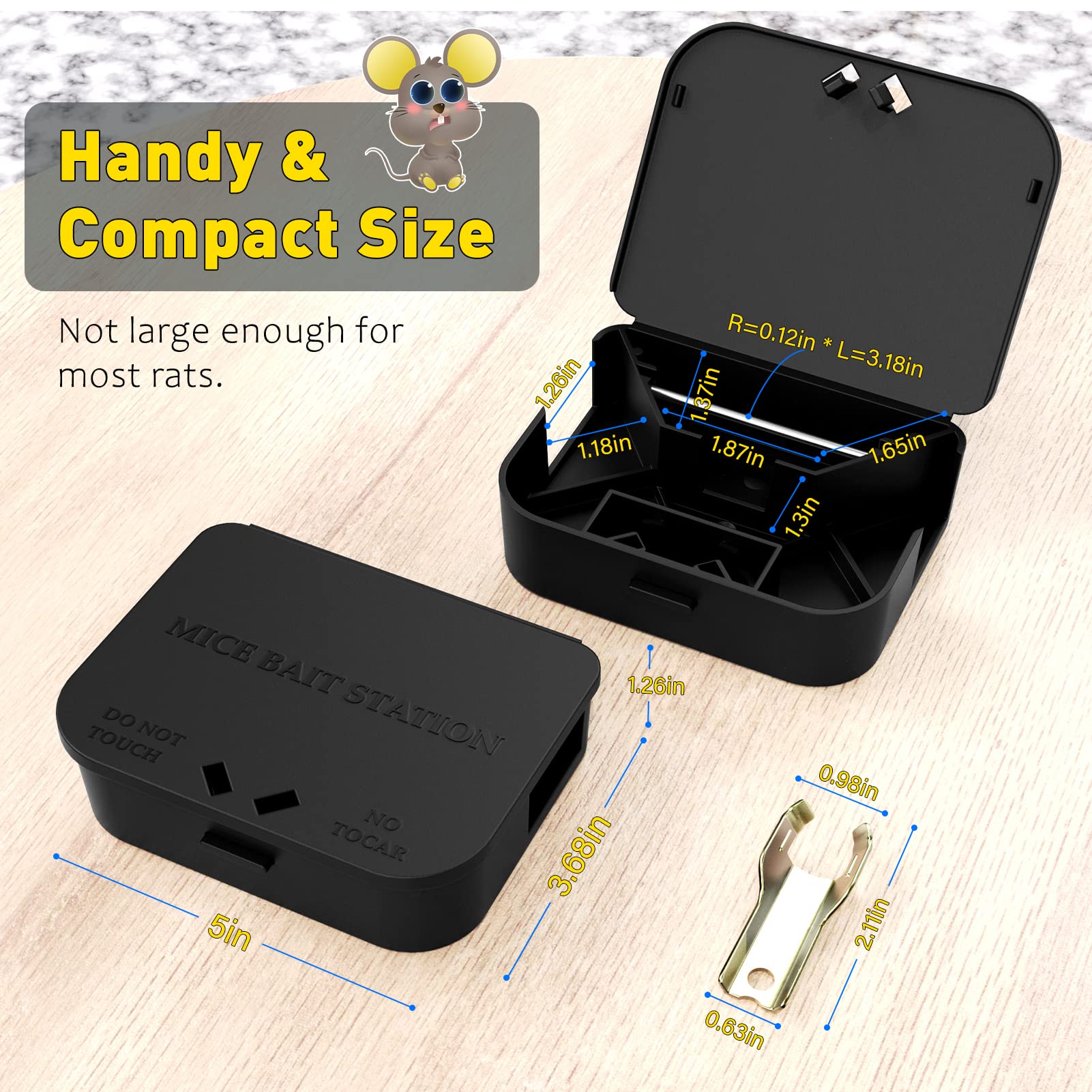 Anblak close-up of lock and press-unlock mechanism highlighting secure, child-safe access