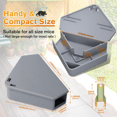 Anblak side view highlighting triangular low-profile shape fitting tight spaces benefit