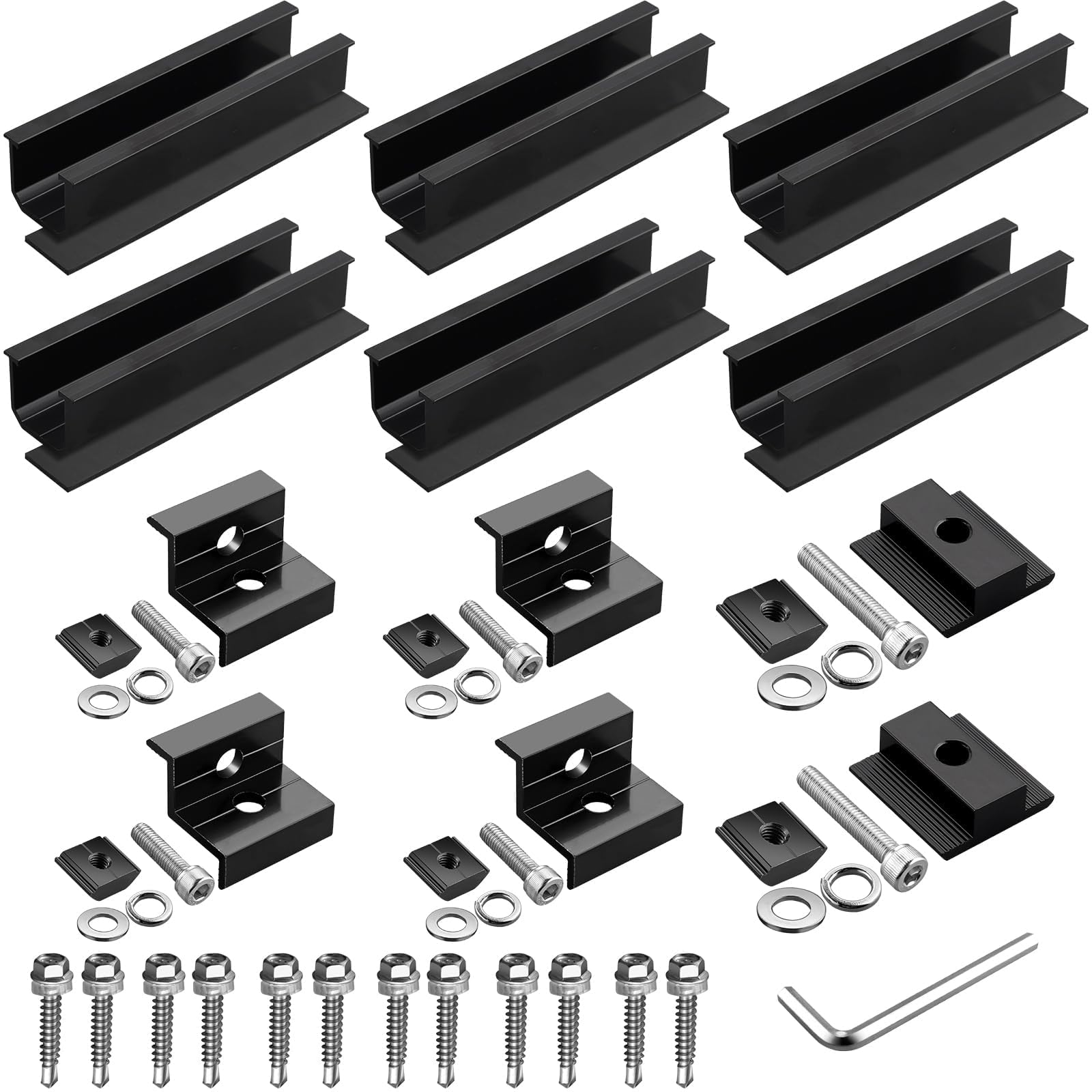 Anbte complete kit laid out for quick inventory and easy assembly