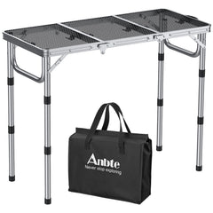 Anbte folded front view with bag showing portability and quick transport