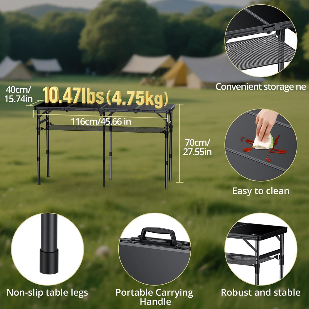 Anbte height settings display showing three adjustable positions for versatility