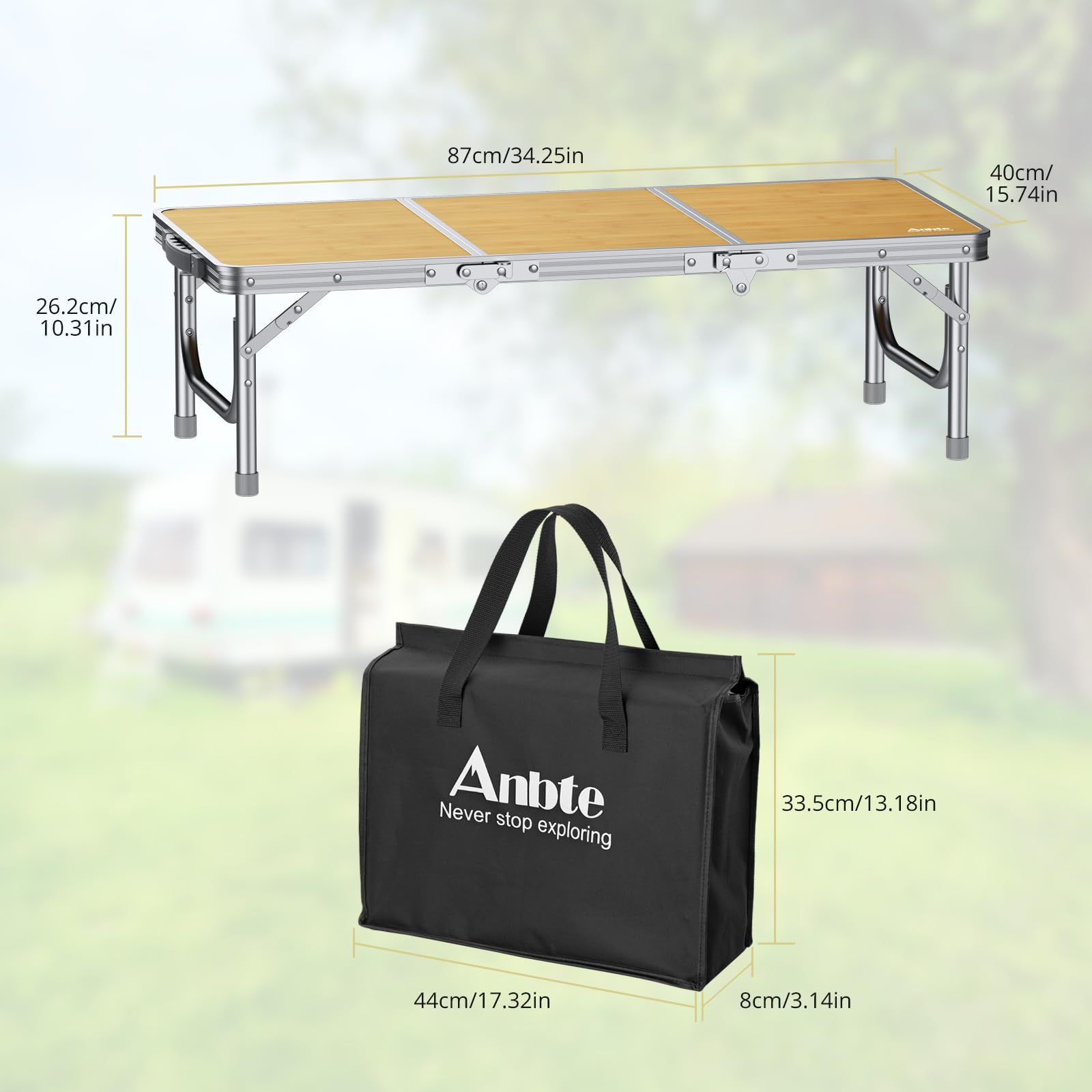 Anbte set up on a beach demonstrating stable picnic and leisure benefit