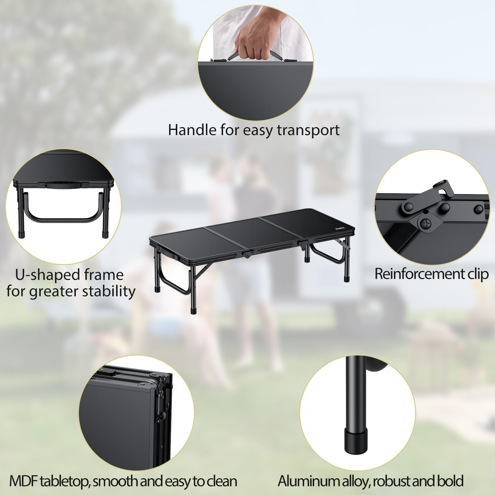 Anbte packed in carry bag for easy transport and organized storage