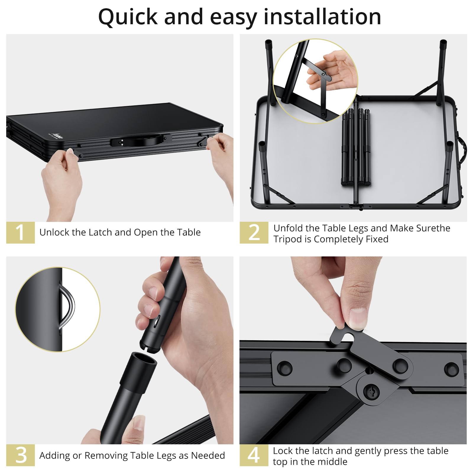 Anbte inside RV storage compartment saving space and simplifying packing