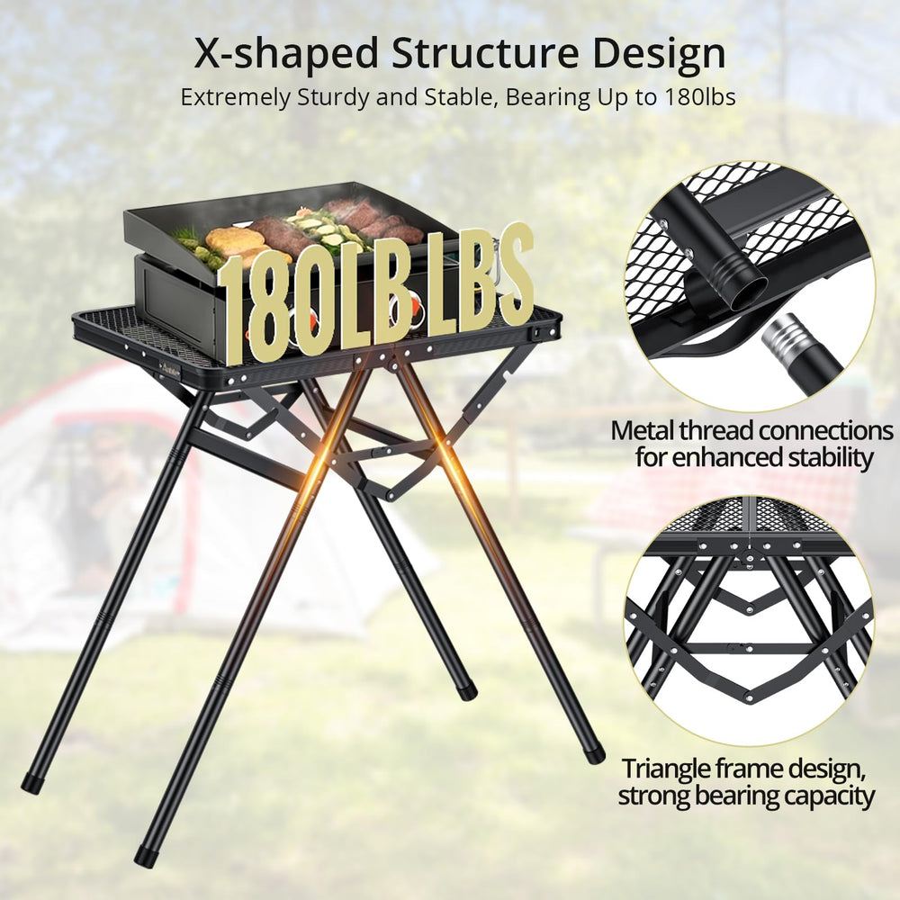 Anbte detailed shot of X-shaped leg spiral connection for extra stability
