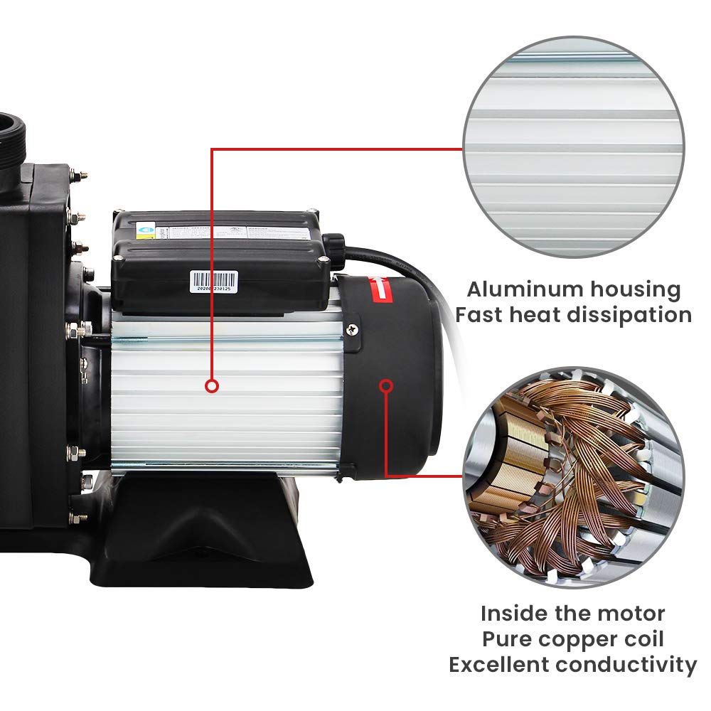 Anbull aluminum motor shell side emphasizing heat dissipation and durability