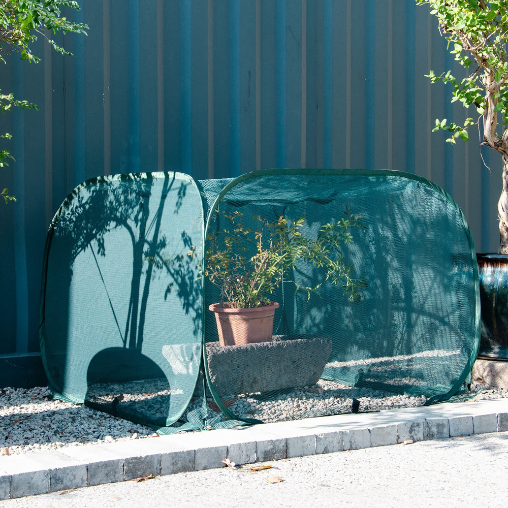 ANC POP in garden setting protecting seedlings while blending in