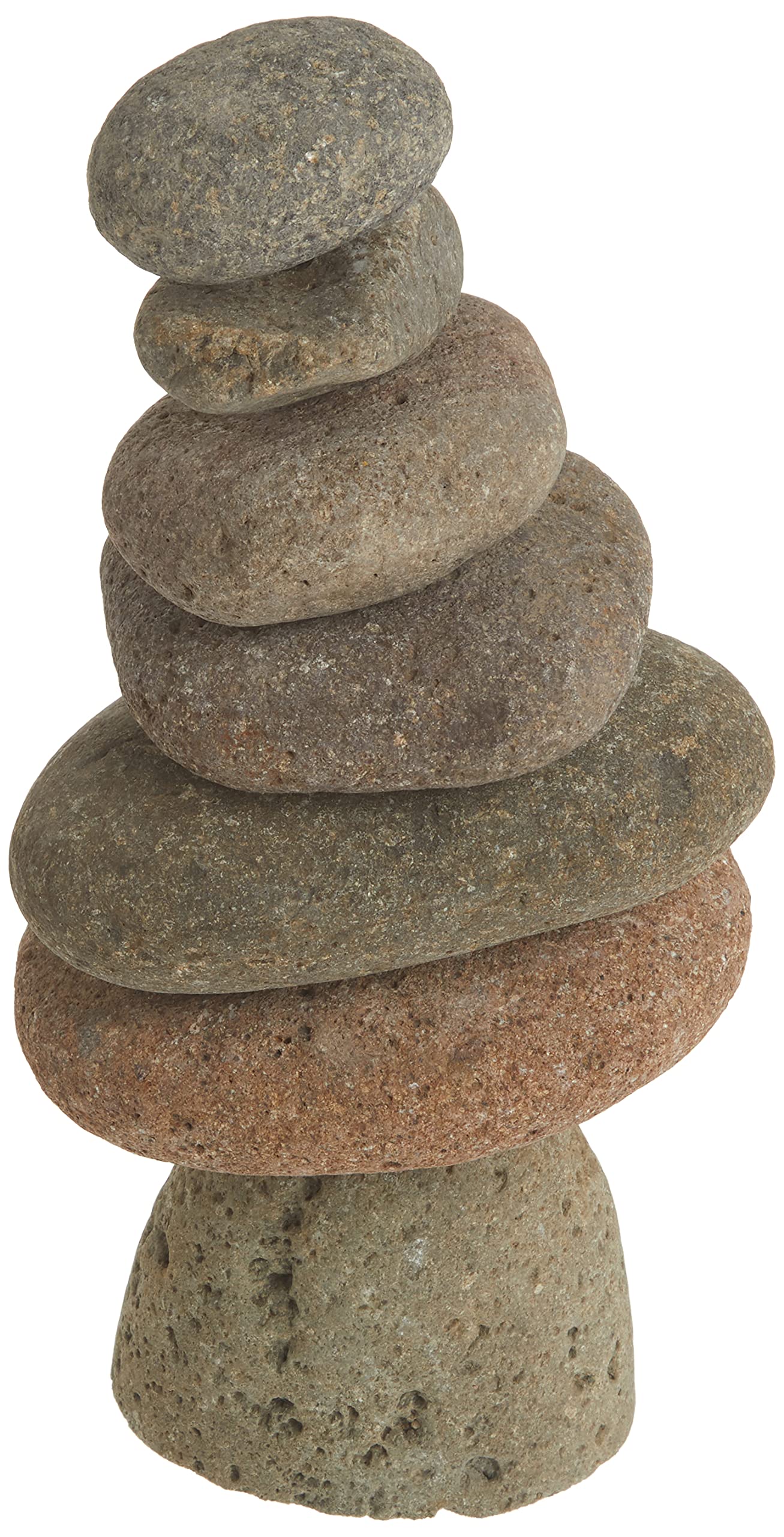 Ancient Graffiti cairn next to a hand for scale, demonstrates the compact 11-inch height
