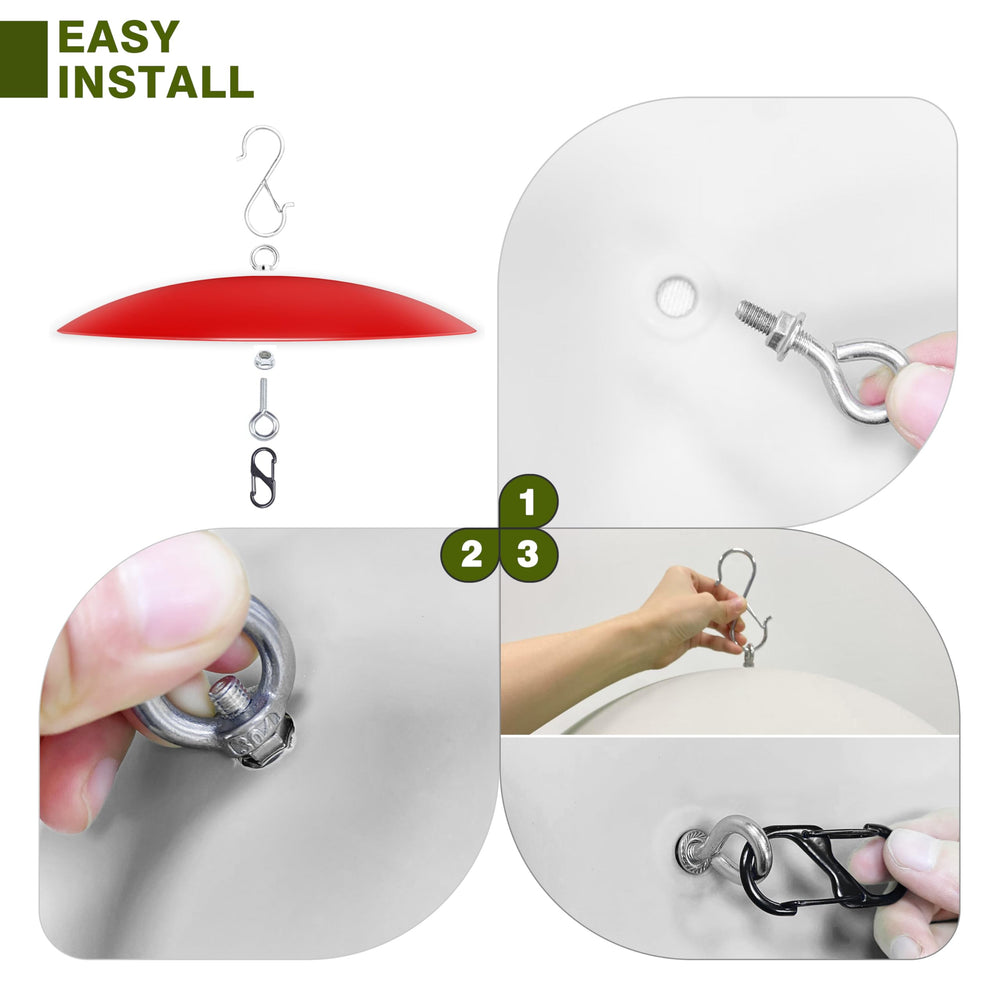 andergi closeup of rust-resistant hardware for secure hanging