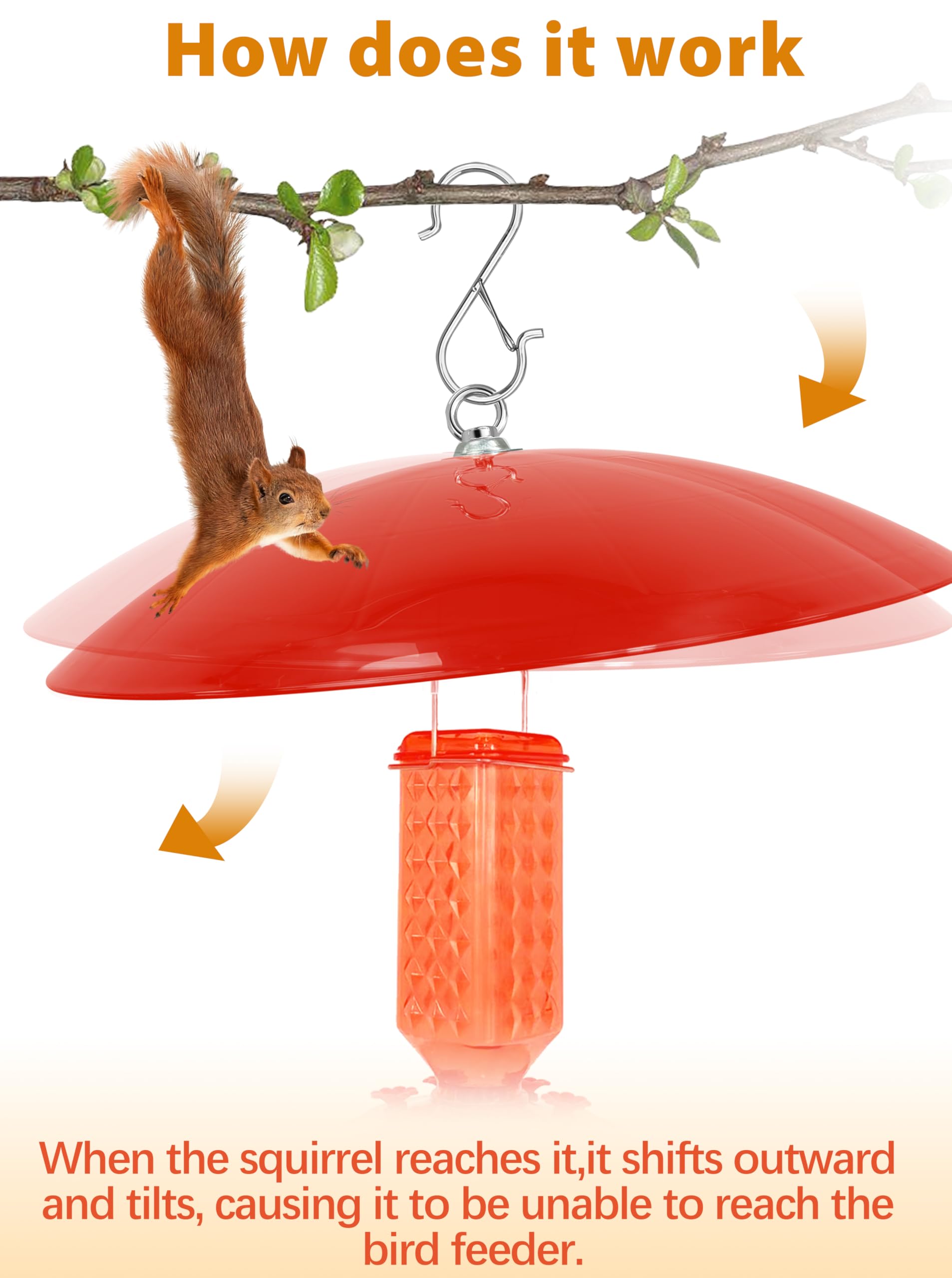 andergi dome in use above hummingbird feeder improving nectar protection