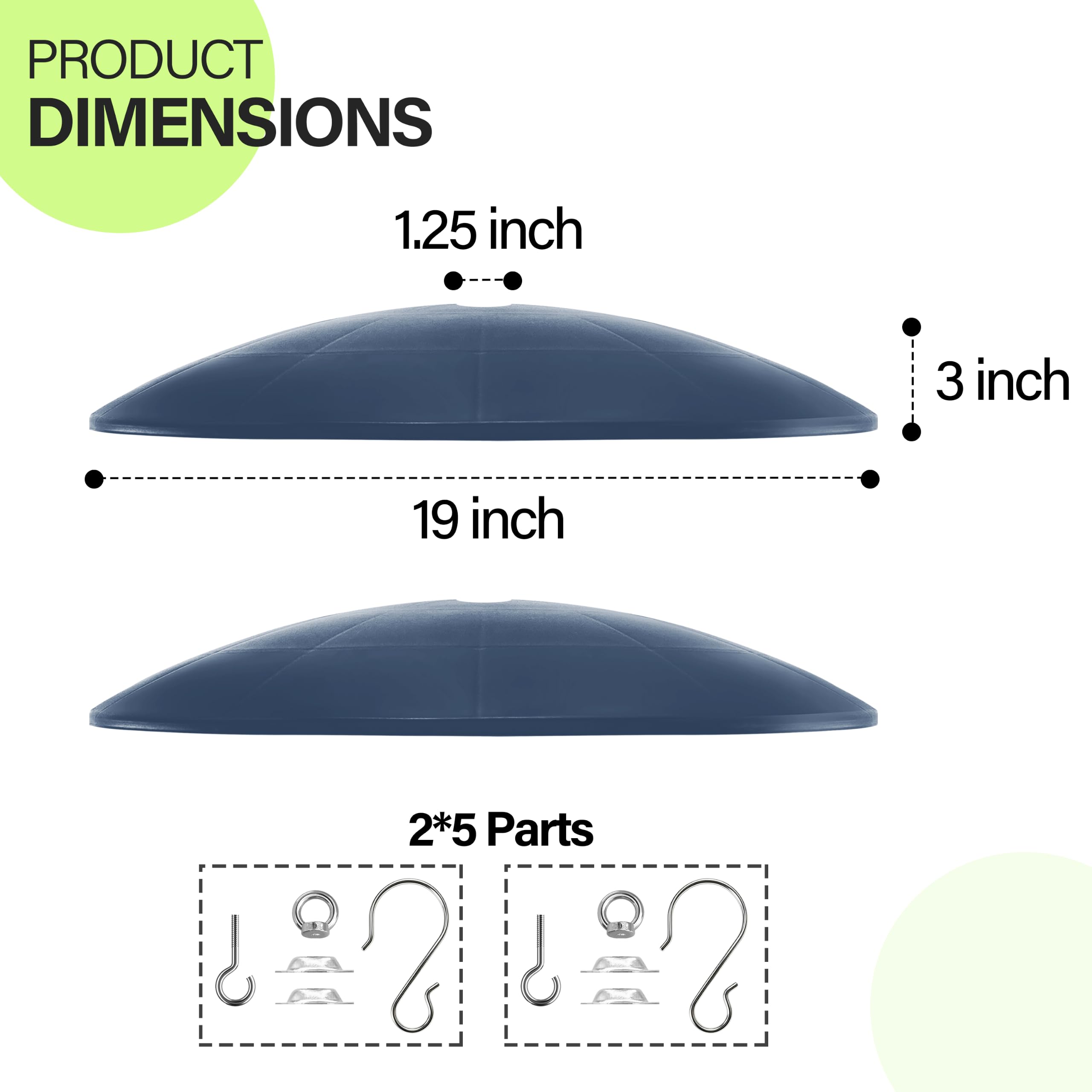 andergi two-pack with hanging hardware ready for simple installation