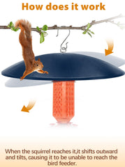 andergi side view showing wobble action that deters squirrels