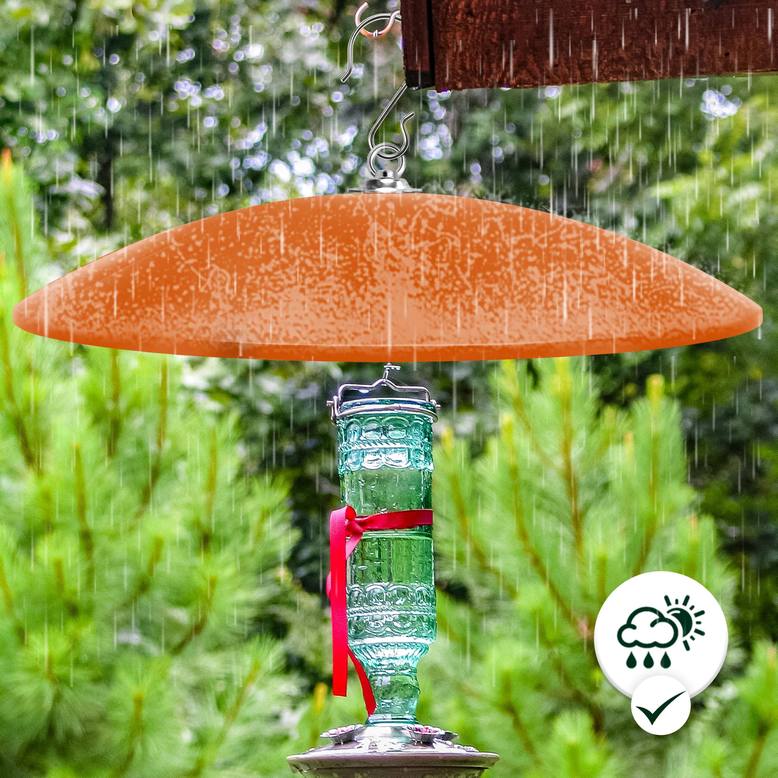 andergi water-shedding demo after rain keeps nectar dry