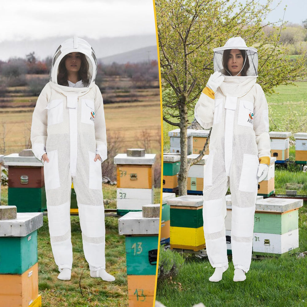 ANDES in apiary lifestyle scene showing practical use and visibility