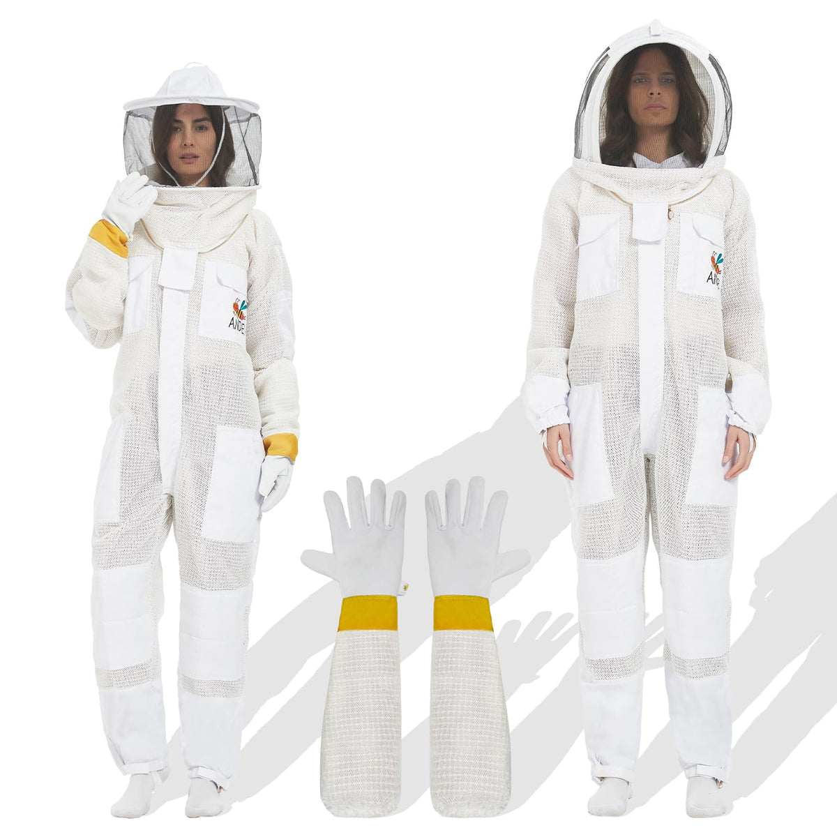 ANDES full suit front view showing complete coverage and comfort